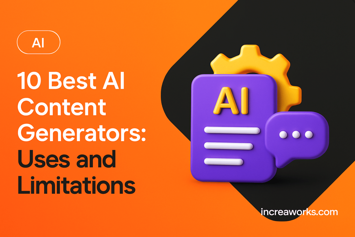 10 Best AI Content Generators: Uses and Limitations