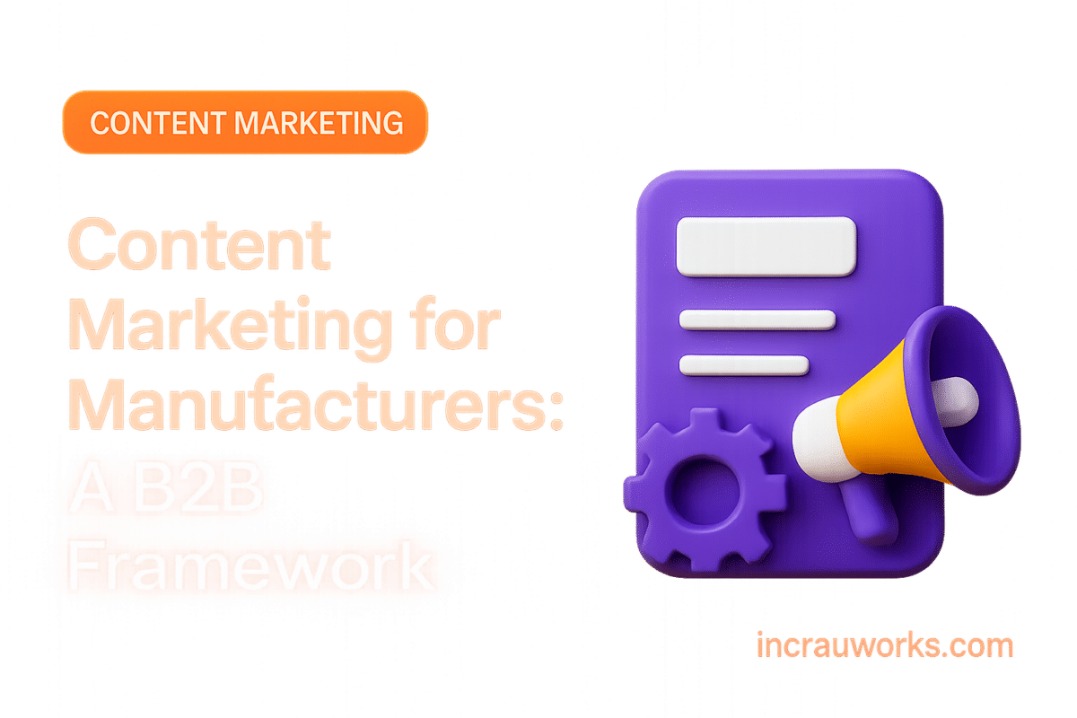 Content Marketing for Manufacturers: A B2B Framework